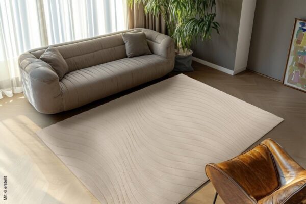 Kayoom Teppich Kierk 325 beige B/L: ca. 80x150 cm Kayoom Teppich Kierk 325 beige B/L: ca. 80x150 cm – Bild 3