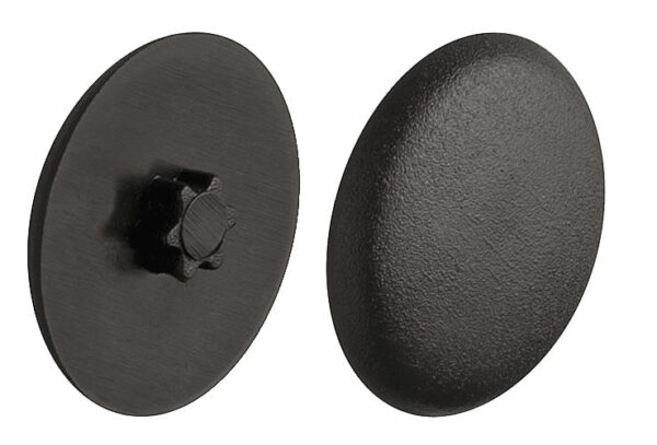 Häfele Abdeckkappe IS25 für TORX Spannplattenschrauben mit Innenstern, schwarz - RAL 9005 Häfele Abdeckkappe IS25 für TORX Spannplattenschrauben mit Innenstern, schwarz - RAL 9005