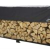 0677599904752-4 50NRTH ShelterLogic Kaminholzregal 240 cm mit Abdeckung