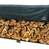 0677599904752-6 50NRTH ShelterLogic Kaminholzregal 240 cm mit Abdeckung