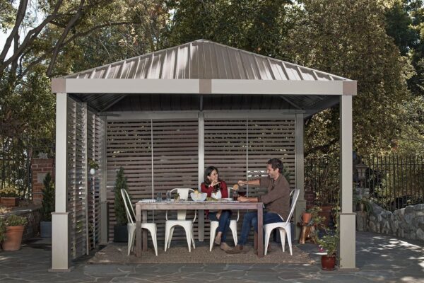 0772830168013-1 50NRTH Sojag Pavillon Nanda 12x12 champagner taupe
