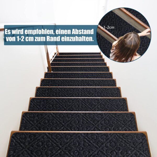 COSTWAY 15er Set Stufenmatten für Treppen