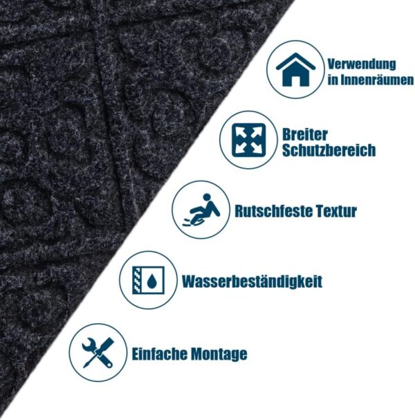 COSTWAY 15er Set Stufenmatten für Treppen