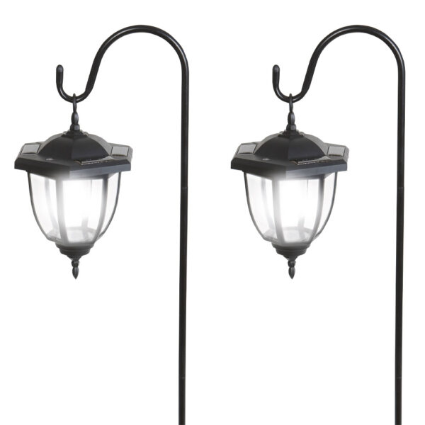 EZSolar LED – Solar – Laterne – 2er – Set