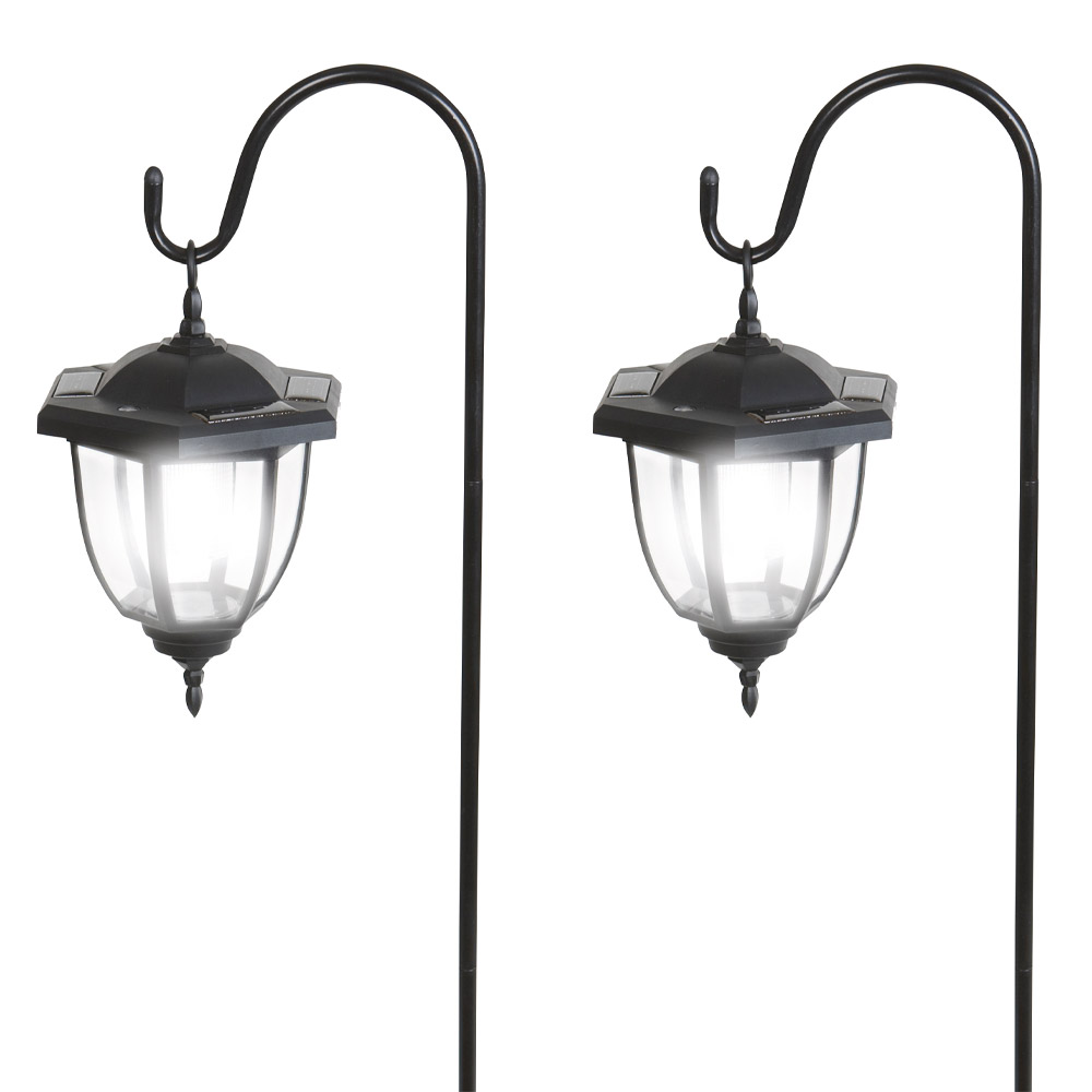 EZSolar LED – Solar – Laterne – 2er – Set