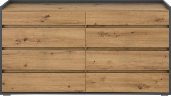 OTTO home Kommode Kosmo, 8 Schubladen mit Vollauszug