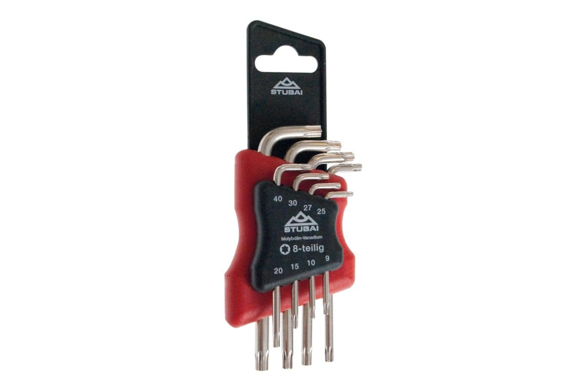Stubai Stiftschlüsselsatz aus Stahl TORX, TX 9 – 40