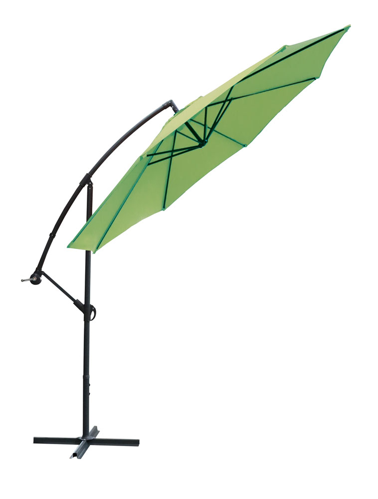 SOLAX-SUNSHINE Ampelschirm – Aluminium, Ø ca. 3 m – Apfelgrün
