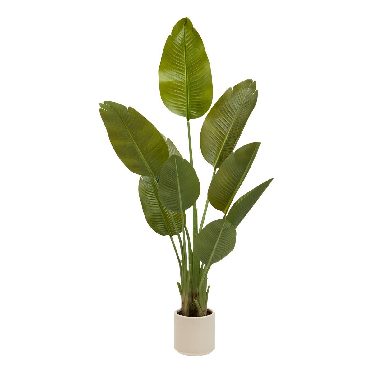 Kunstpflanze Bananenbaum grün Kunststoff B/H/L: ca. 50x140x40 cm
