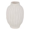 Vase weiß Keramik B/H: ca. 15x22 cm