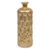 Vase gold Metall B/H: ca. 18x60 cm