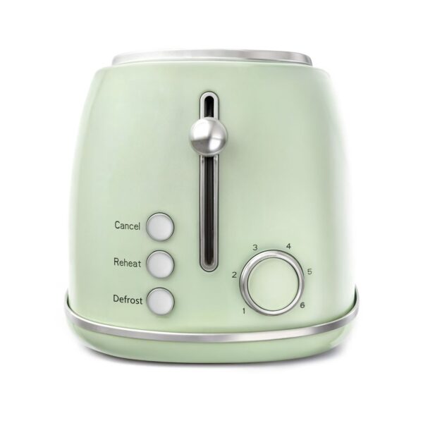3701335309543-4 SWEISS Vintage Toaster GRV7 Pastellgrün