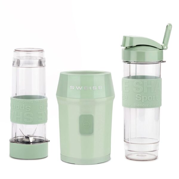 3701335310822-3 SWEISS Mini Smoothie Maker 570mL MOOV7 Grün