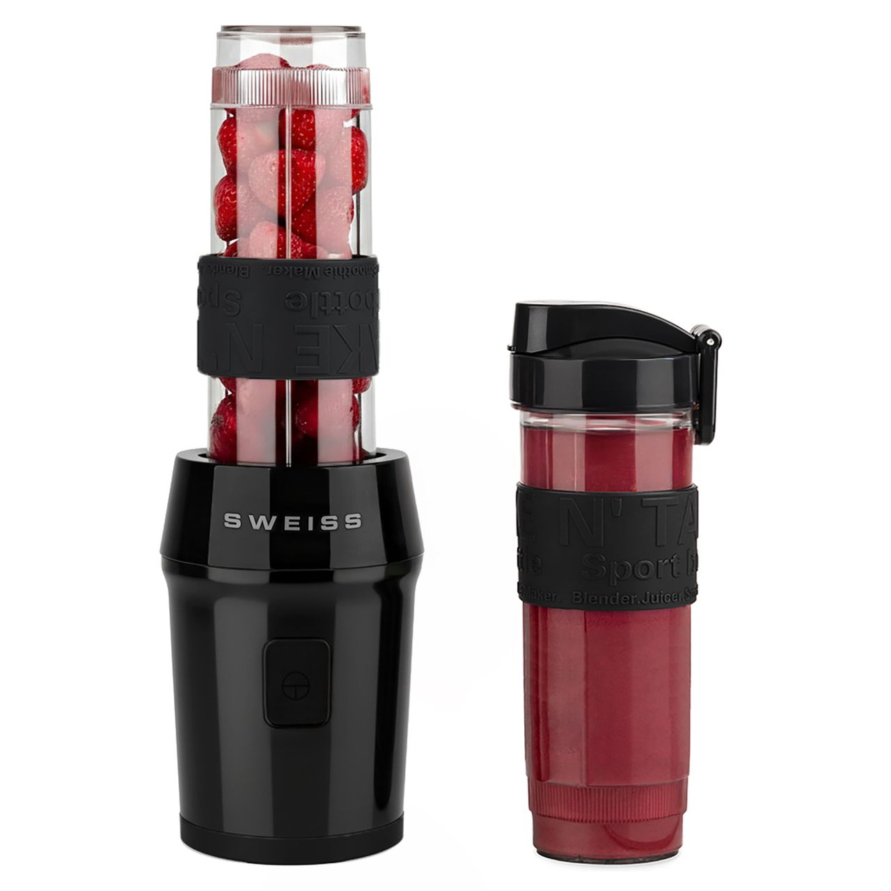SWEISS Mini Smoothie Maker 570mL MOOV9 Schwarz