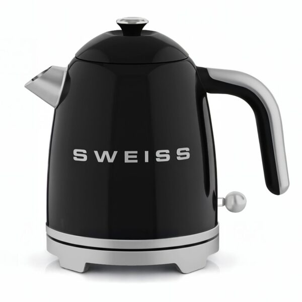 SWEISS Vintage Wasserkocher KTS9 Schwarz