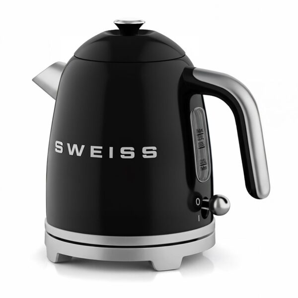 SWEISS Vintage Wasserkocher KTS9 Schwarz