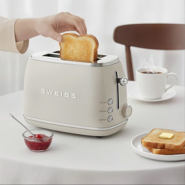SWEISS Vintage Toaster GRS8 Beige