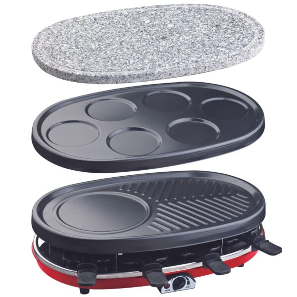 H.Koenig Raclette 4 – in – 1 RP418 für 8 Personen