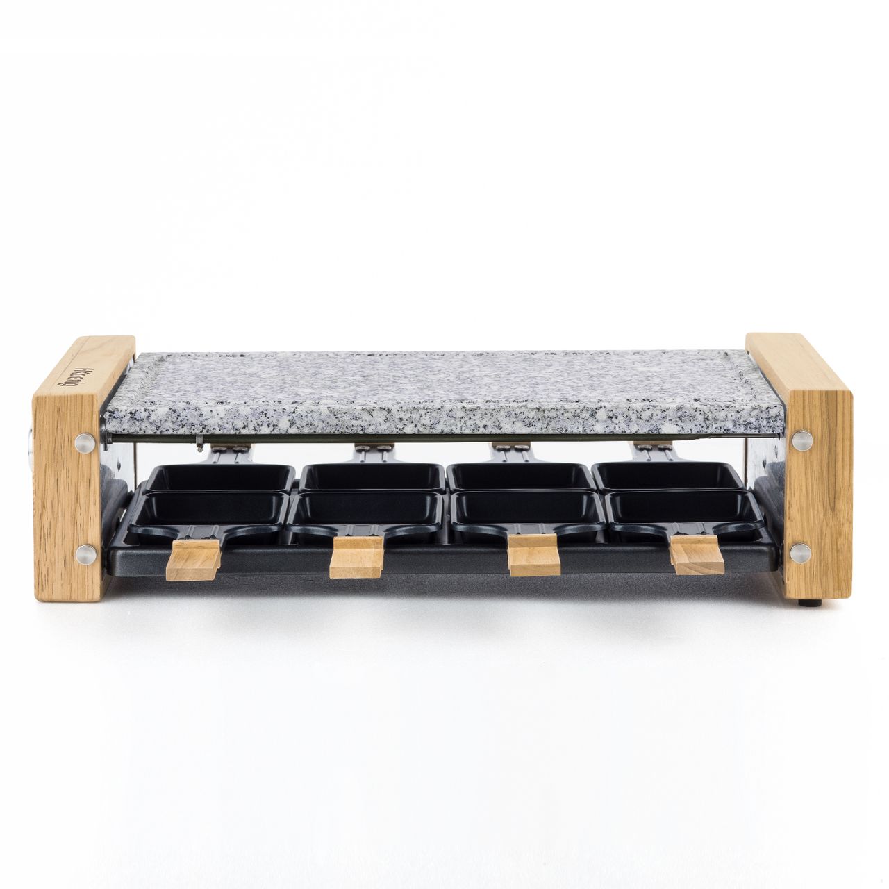 H.Koenig Raclette WOD8 für 8 Personen mit Steinplatte