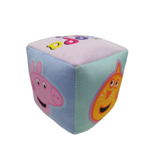 3760167657635-2 COFI 1453 Peppa Pig Würfelkissen Gemütliches Kuschelkissen für kleine Fans