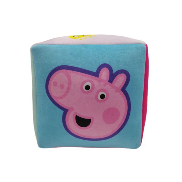 3760167657635-4 COFI 1453 Peppa Pig Würfelkissen Gemütliches Kuschelkissen für kleine Fans