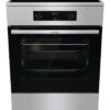 Gorenje Standherd 60cm mit Glaskeramikkochfeld GEIT6C60XPG Edelstahl B/H/T: ca. 60x85x60 cm