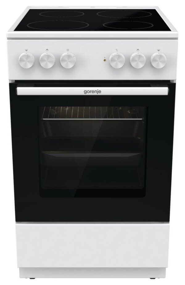 Gorenje Standherd 50cm mit Glaskeramikkochfeld GEC5A22WG weiß B/H/T: ca. 50x85x60 cm Gorenje Standherd 50cm mit Glaskeramikkochfeld GEC5A22WG weiß B/H/T: ca. 50x85x60 cm