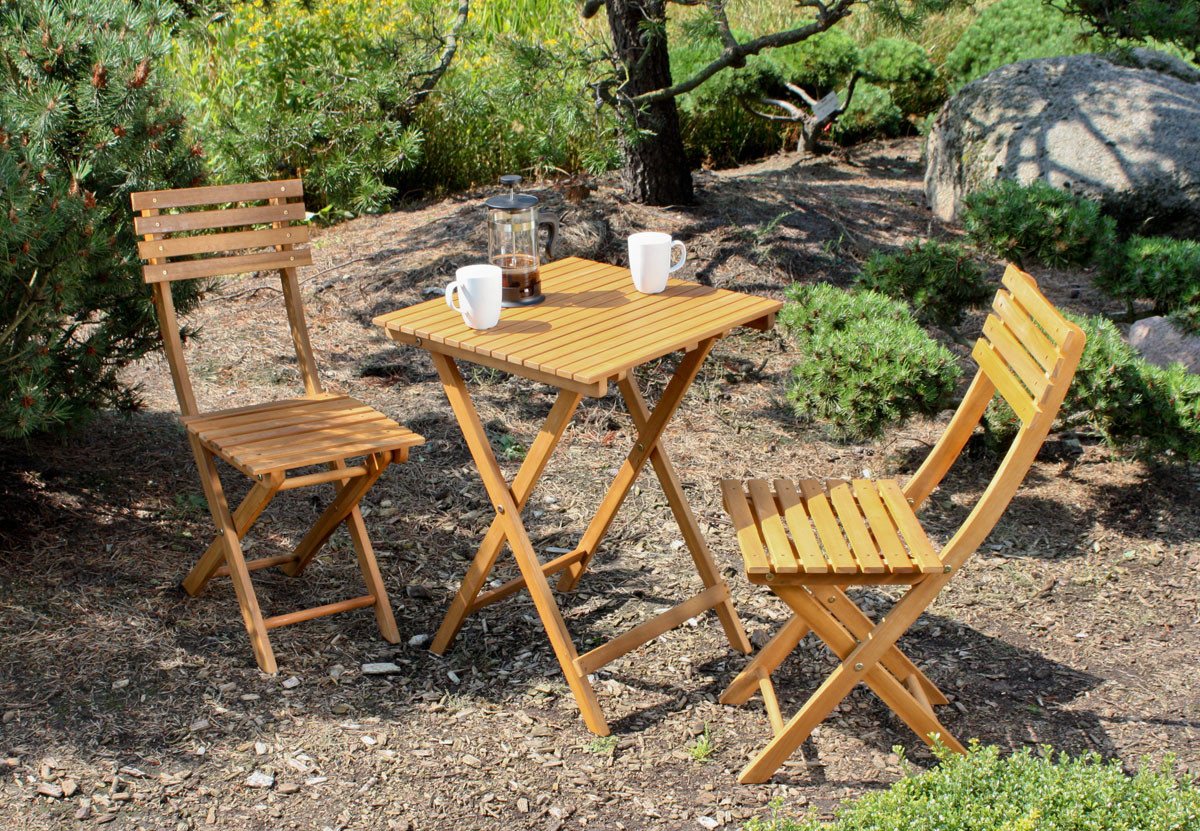 Garden Pleasure Gartentisch Balkontisch »ALAMEDA« (Balkontisch, Gartentisch, OTTOs Choice), BxTxH: 55x55x72 cm, klappbar