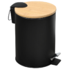 Kesper Kosmetikeimer Bambus schwarz 3l