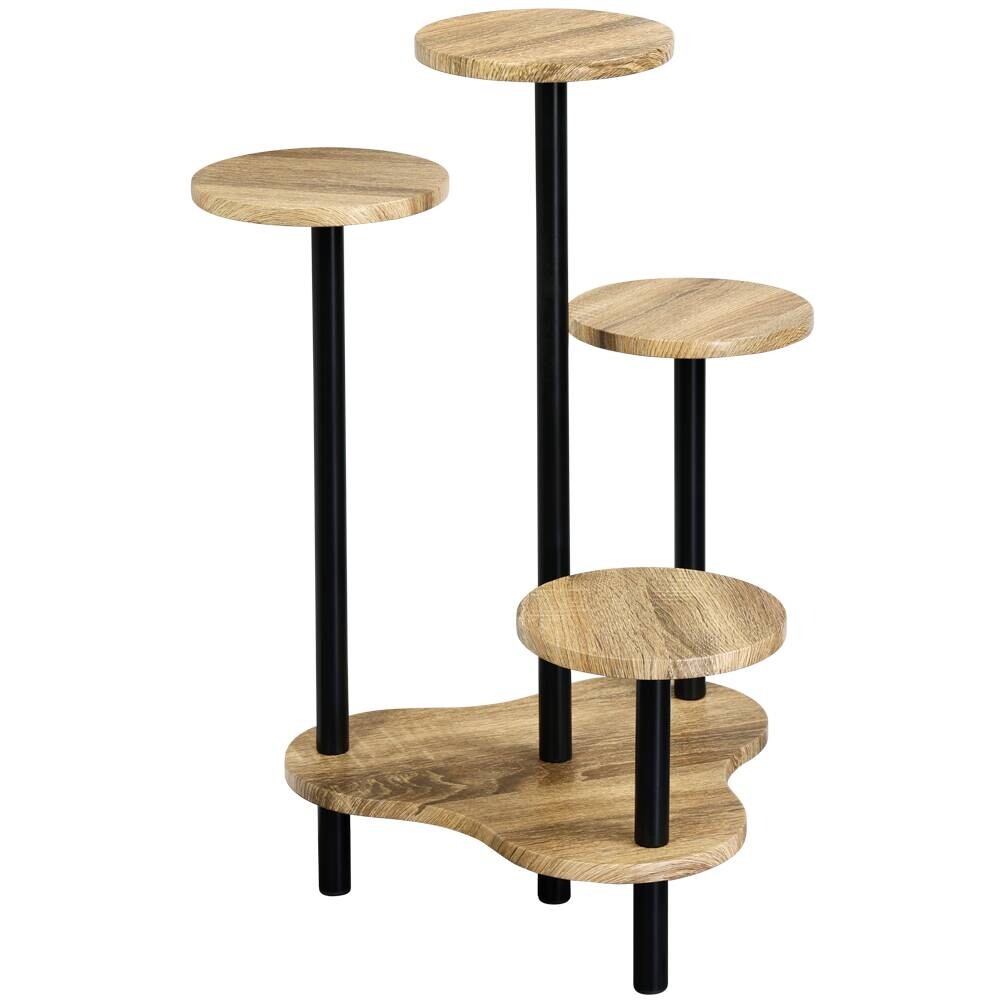 Kesper Blumenständer natur Holz B/H/L: ca. 46x72,5x64,5 cm