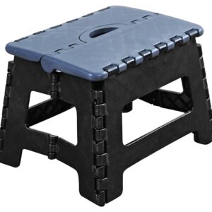 Kesper Klapphocker schwarz B/H/L: ca. 27x22x35 cm