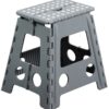 Klapphocker grau B/H/L: ca. 53x4,5x38,5 cm