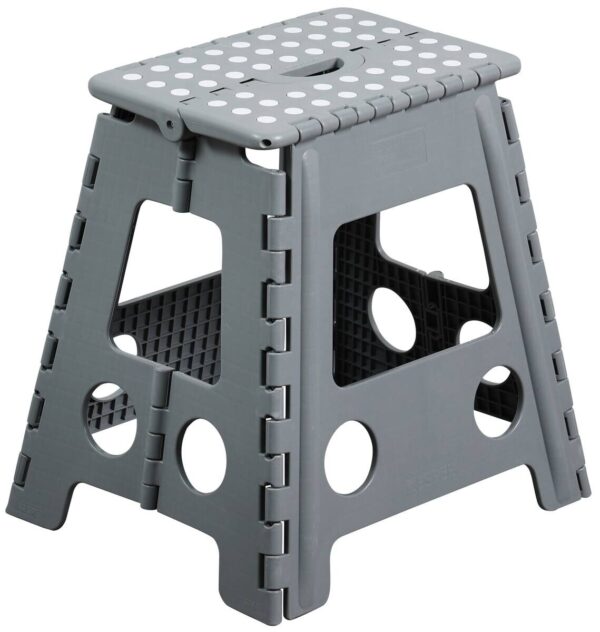 Klapphocker grau B/H/L: ca. 53x4,5x38,5 cm