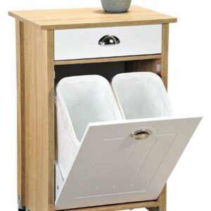 Kesper Küchenwagen weiß Spanplatte B/H/T: ca. 50x79x37 cm