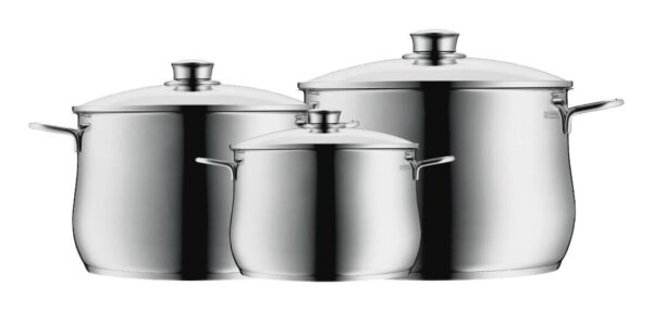 WMF Topfset Diadem Plus silber Edelstahl 3 tlg.