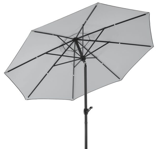Schneider Schirme Schneider Sonnenschirm Adria, ca. 300 cm Ø, silbergrau