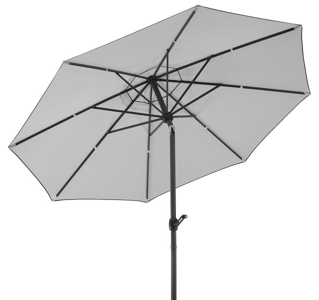 Schneider Schirme Schneider Sonnenschirm Adria, ca. 300 cm Ø, silbergrau