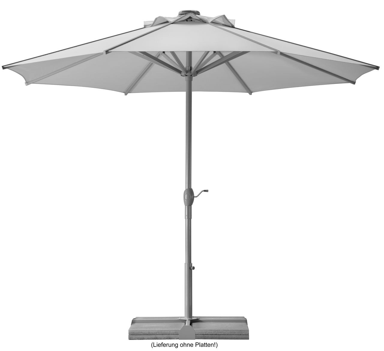 Schneider Schirme Schneider Sonnenschirm ROOFTOP, ca. 350 cm Ø, silbergrau