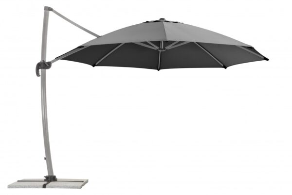 Schneider Schirme Schneider Ampelschirm RHODOS RONDO, ca. 350 cm Ø, anthrazit