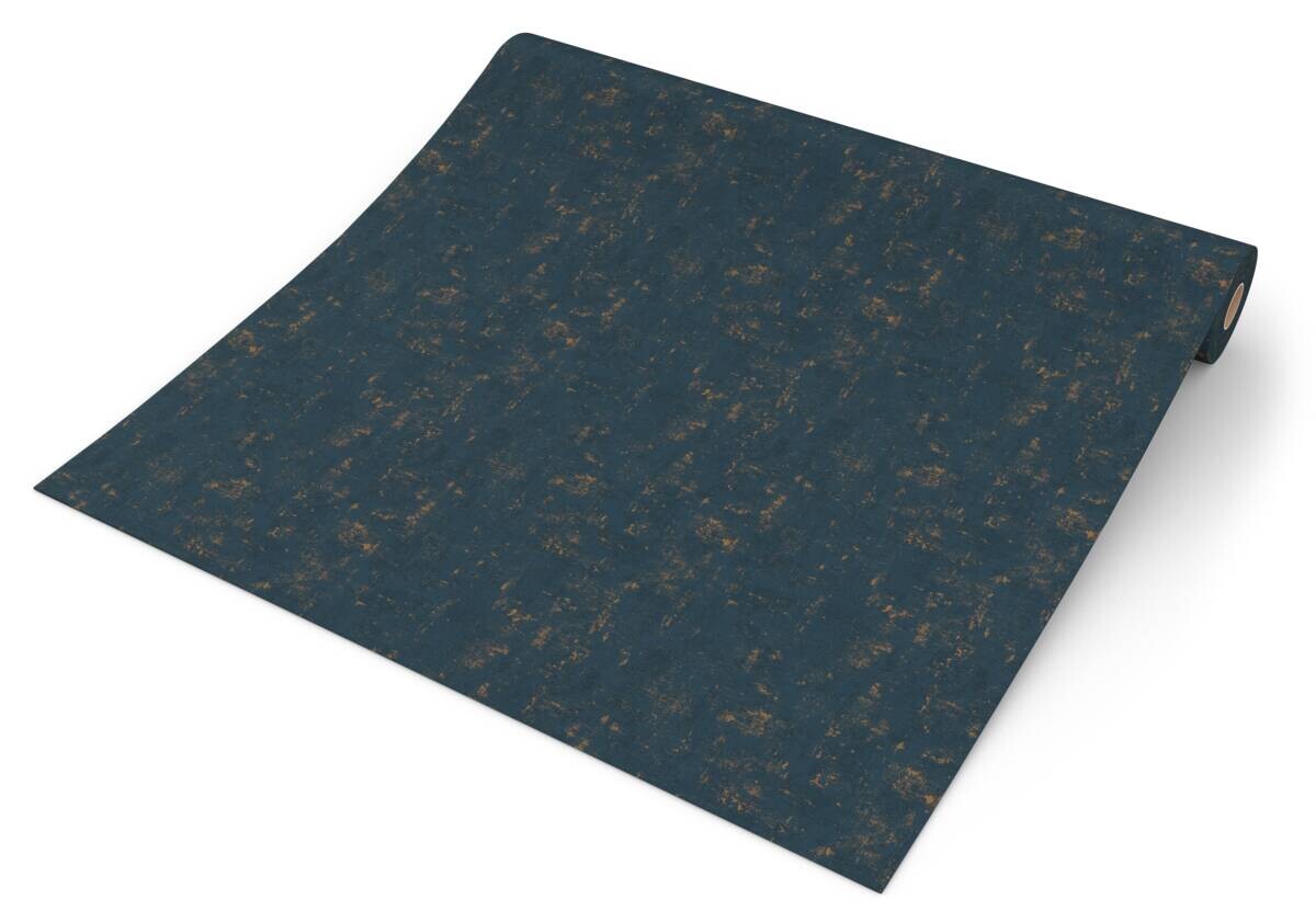 Vliestapete Betonoptik bronze petrol B/L: ca. 53x1005 cm