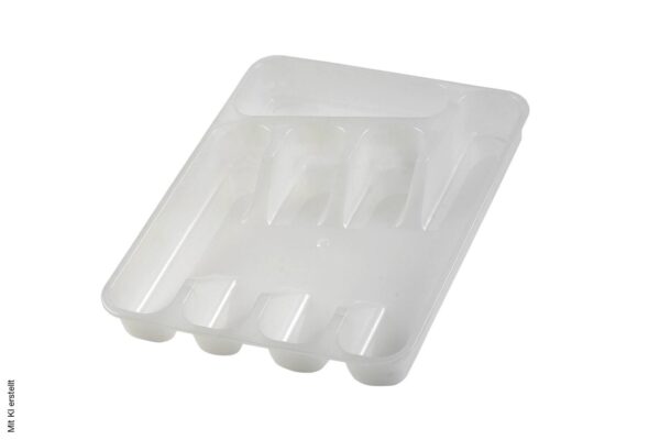 keeeper Besteckkasten transparent B/H/L: ca. 33,5x5x26,5 cm