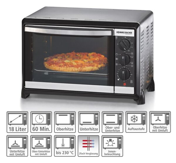 4001797270115-5 Rommelsbacher KLEINBACKOFEN BG 1055/E