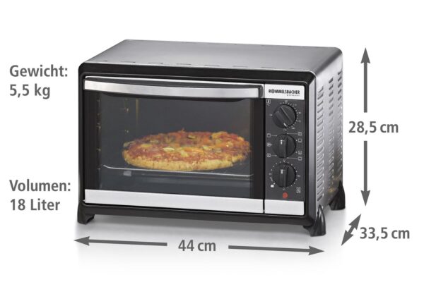 mini backofen, backofen, mini ofen Rommelsbacher KLEINBACKOFEN BG 1055/E