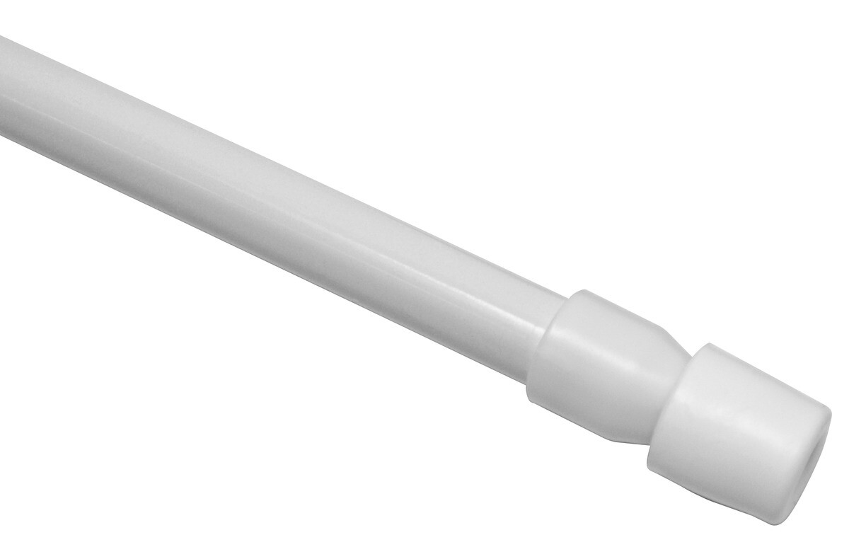 Boviva Klemmstange weiß Metall D: ca. 0,8 cm ausziehbar von ca. 30 bis 50 cm 1.0 Läufe