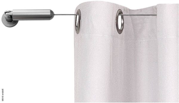 Boviva Seilspanngarnitur silber Metall L: ca. 500 cm ausziehbar von ca. 0 bis 500 cm 1.0 Läufe Boviva Seilspanngarnitur silber Metall L: ca. 500 cm ausziehbar von ca. 0 bis 500 cm 1.0 Läufe