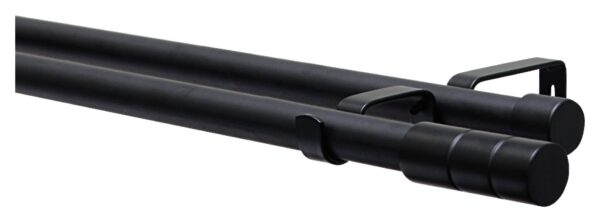 Boviva Stilgarnituren Zylinder mattschwarz Metall D: ca. 1,9 cm ausziehbar von ca. 130 bis 240 cm 2.0 Läufe Boviva Stilgarnituren Zylinder mattschwarz Metall D: ca. 1,9 cm ausziehbar von ca. 130 bis 240 cm 2.0 Läufe