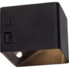 Näve Leuchten LED-Wandleuchte schwarz Metall B/H/T: ca. 10x8x10 cm Näve Leuchten LED-Wandleuchte schwarz Metall B/H/T: ca. 10x8x10 cm