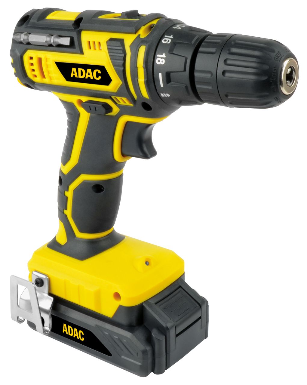 Mannesmann ADAC Akkubohrschrauber 20V, Li – Ionen, inkl. Zubehör 28 teilig