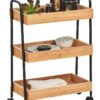 Zeller Rollwagen natur Bambus B/H/T: ca. 50x71x28 cm