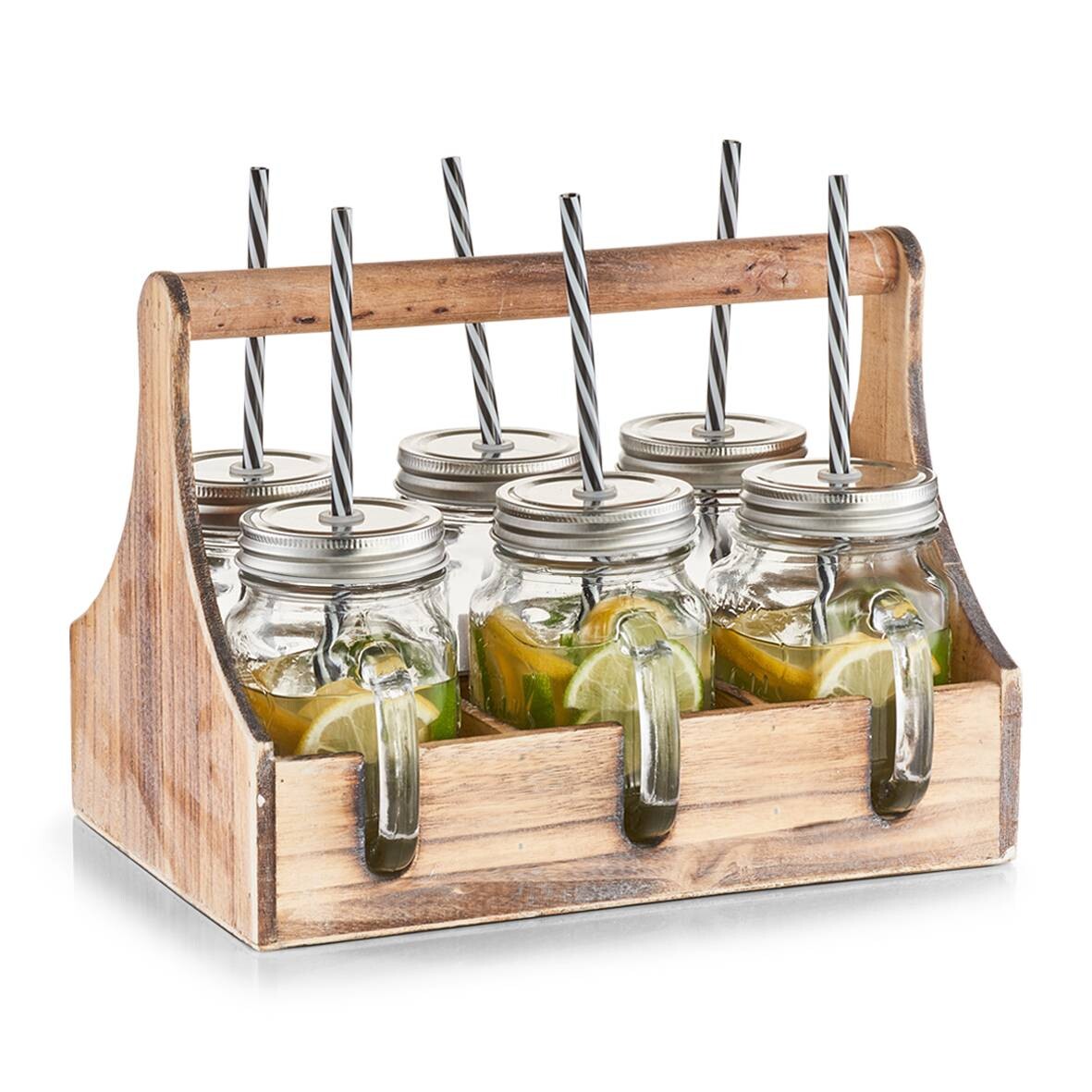 Zeller Trinkgläser-Set natur